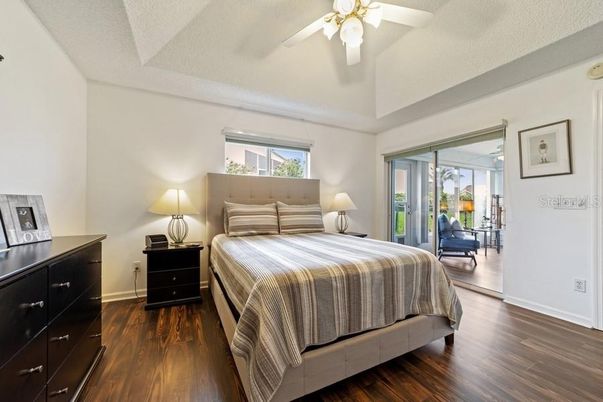 Bedroom, Interior, Wood Texture Flooring