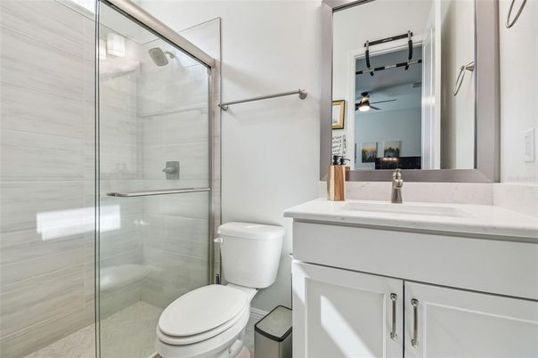Bathroom, Glass Shower, Interior