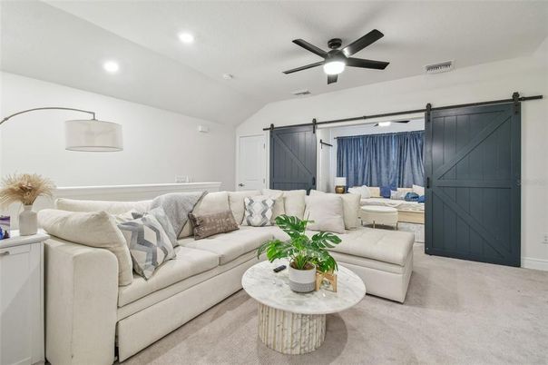 Interior, Living room, Recessed Lighting
