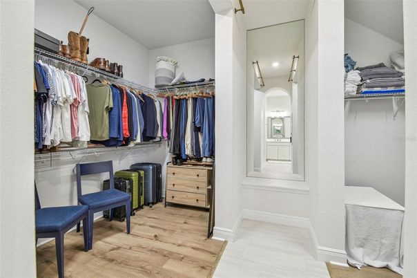 Interior, Recessed Lighting, Walk-in Closets, Wood Texture Flooring
