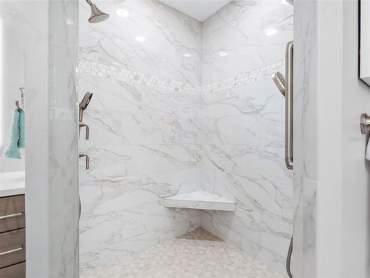 Bathroom, Interior, Marble Walls