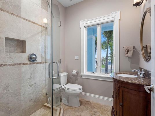 Bathroom, Glass Shower, Interior