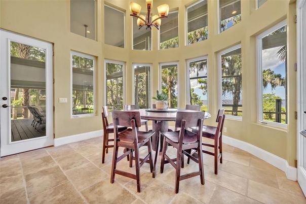 Chandelier, Dining room, Interior, Sun Room