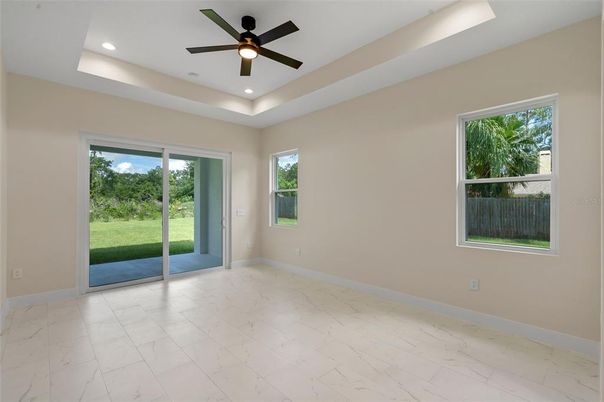Empty room, Interior, Marble, Recessed Lighting