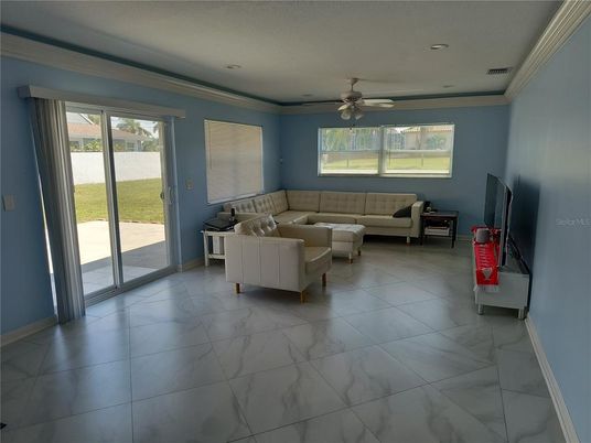 Interior, Living room, Marble, Recessed Lighting