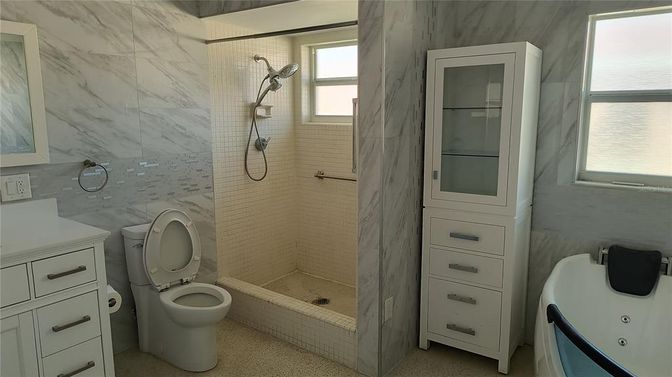Bathroom, Interior, Marble Walls