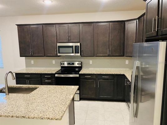 Interior, Kitchen, Recessed Lighting, Stainless Steel Appliances