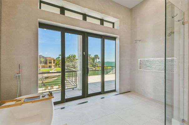 Bathroom, Glass Shower, Interior, Water