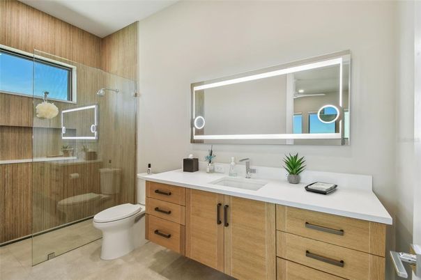 Bathroom, Glass Shower, Interior