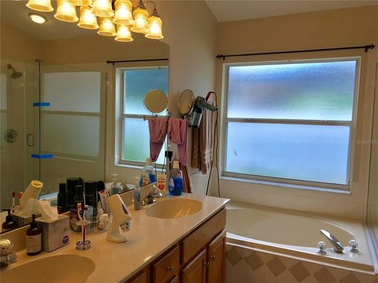 Bathroom, Dual Sink Vanities, Glass Shower, Interior