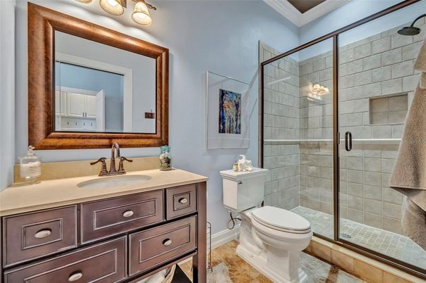Bathroom, Glass Shower, Interior
