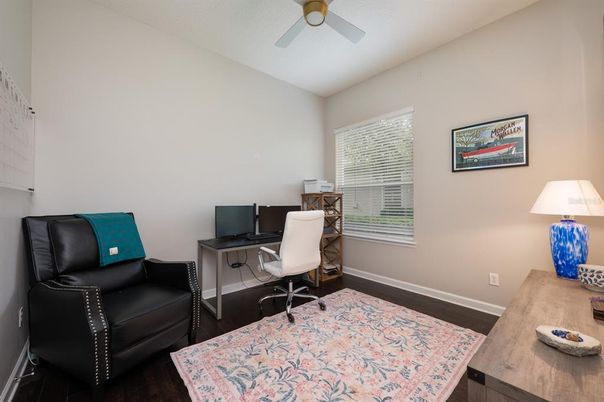 Home Office, Interior, Wood Texture Flooring