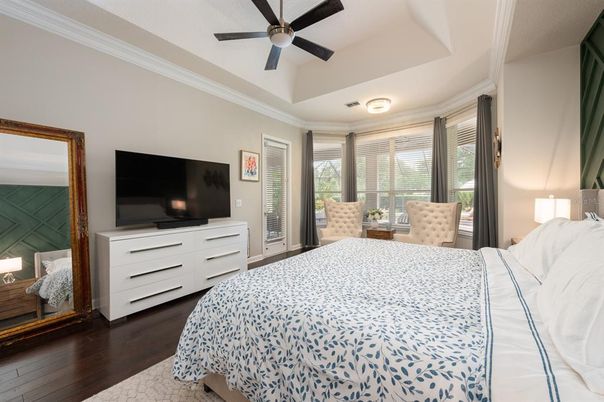 Bedroom, Interior, Wood Texture Flooring