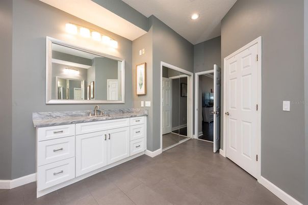 Bathroom, Interior, Recessed Lighting