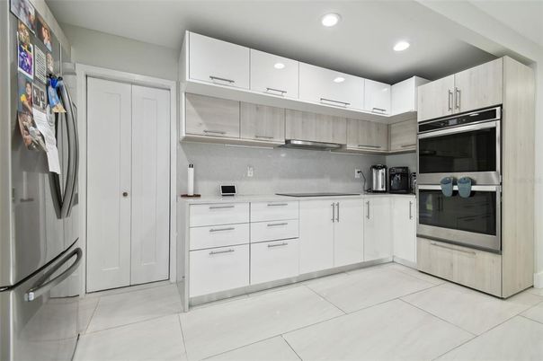 Interior, Kitchen, Recessed Lighting, Stainless Steel Appliances