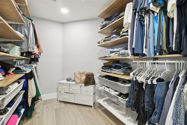 Interior, Recessed Lighting, Walk-in Closets, Wood Texture Flooring