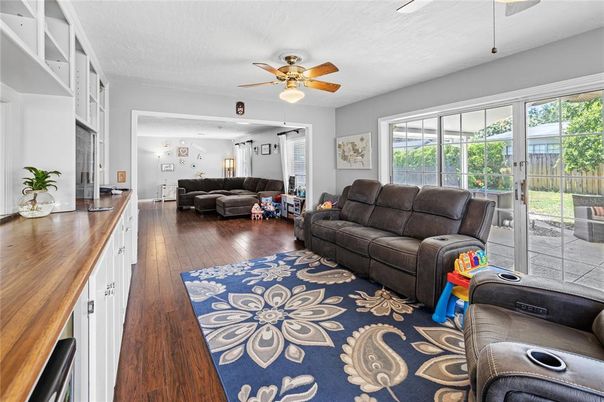 Home Theatre Room, Interior, Living room, Wood Texture Flooring