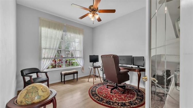 Home Office, Interior, Wood Texture Flooring