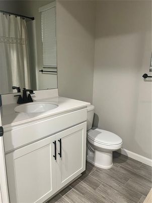Bathroom, Interior, Wood Texture Flooring