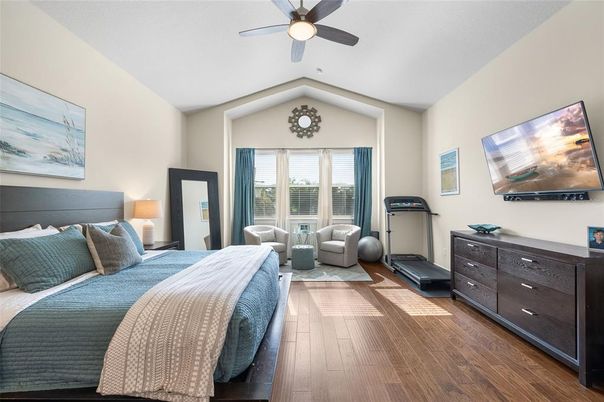 Bedroom, Interior, Wood Texture Flooring