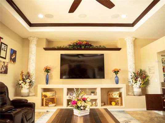 Fireplace, Interior, Recessed Lighting
