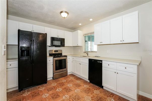Interior, Kitchen, Recessed Lighting, Stainless Steel Appliances