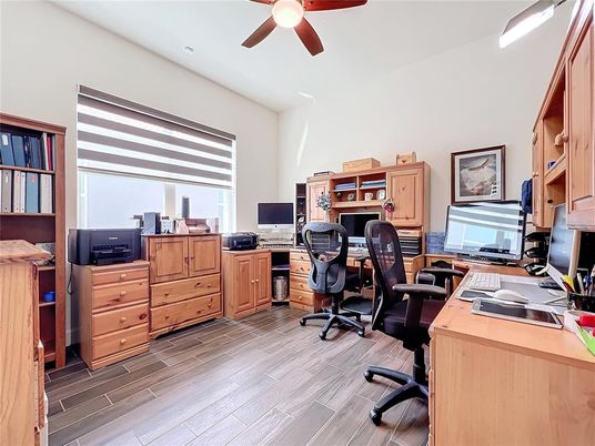 Home Office, Interior, Wood Texture Flooring