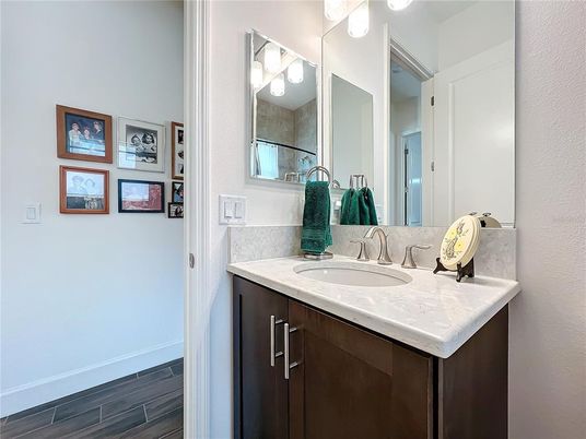 Bathroom, Interior, Wood Texture Flooring