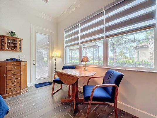 Interior, Sun Room, Wood Texture Flooring