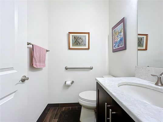 Bathroom, Interior, Wood Texture Flooring