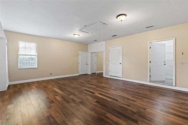 Empty room, Interior, Wood Texture Flooring