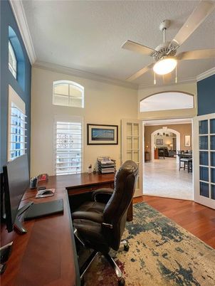Home Office, Interior, Wood Texture Flooring