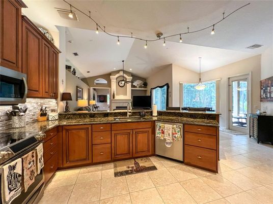 Interior, Kitchen, Pendant Lights, Recessed Lighting
