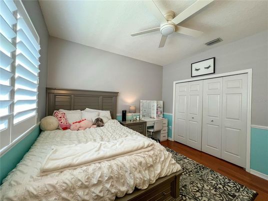 Bedroom, Interior, Wood Texture Flooring