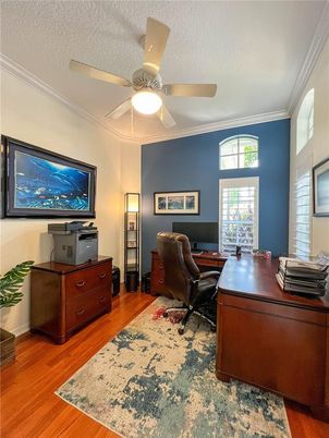 Home Office, Interior, Wood Texture Flooring