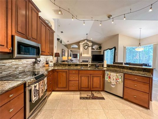 Interior, Kitchen, Pendant Lights, Recessed Lighting