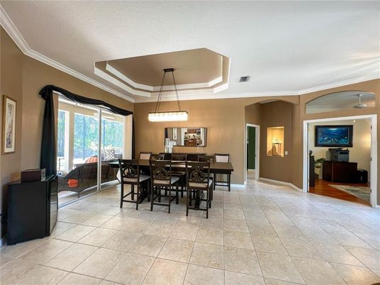 Dining room, Interior, Pendant Lights