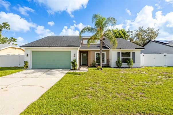 Attached, Backyard, Exterior, Facade, Ranch
