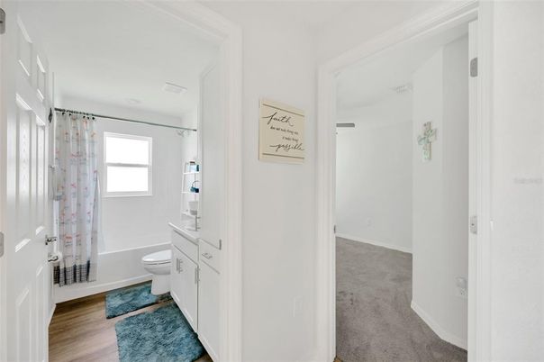 Bathroom, Interior, Wood Texture Flooring