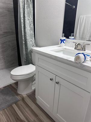 Bathroom, Interior, Wood Texture Flooring