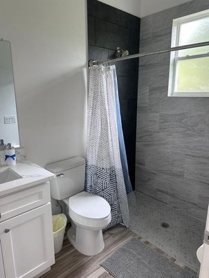 Bathroom, Interior, Wood Texture Flooring