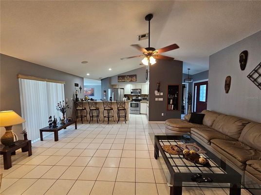 Interior, Kitchen, Living room, Recessed Lighting, Stainless Steel Appliances