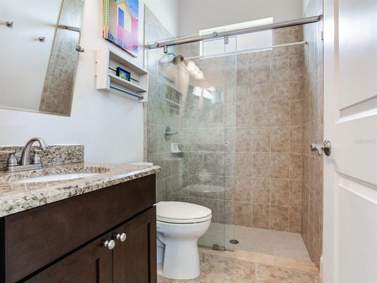 Bathroom, Glass Shower, Interior