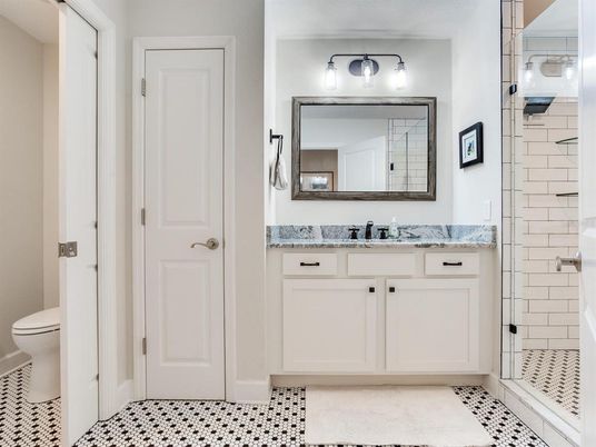 Bathroom, Glass Shower, Interior