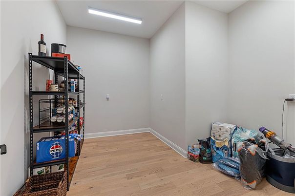 Interior, Recessed Lighting, Wood Texture Flooring