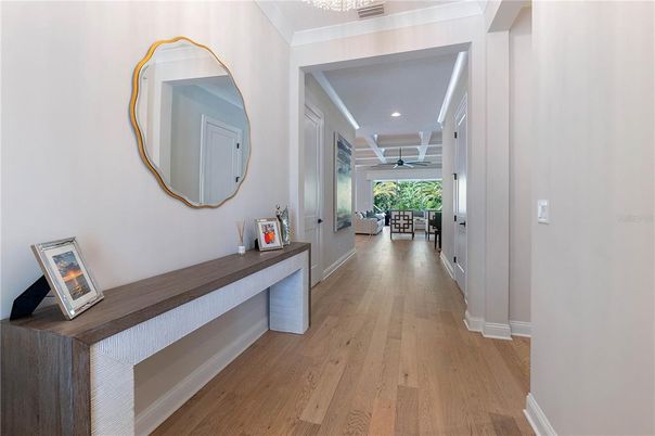 Interior, Recessed Lighting, Wood Texture Flooring
