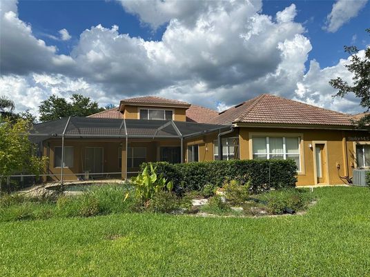 Backyard, Exterior, Facade, Mediterranean
