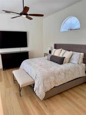 Bedroom, Interior, Wood Texture Flooring