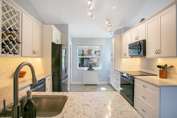 Interior, Kitchen, Wood Texture Flooring