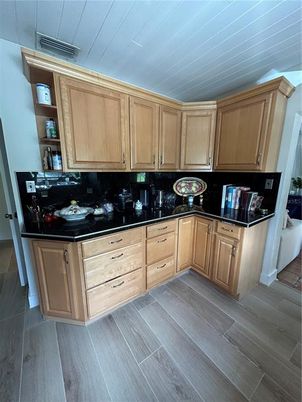 Interior, Kitchen, Wood Texture Flooring